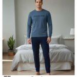 Sude Erkek (Compak) Penye Uzun Kol Pijama Takımı