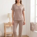 Sude Bamboo Genç Kısa Kol Pijama Takım