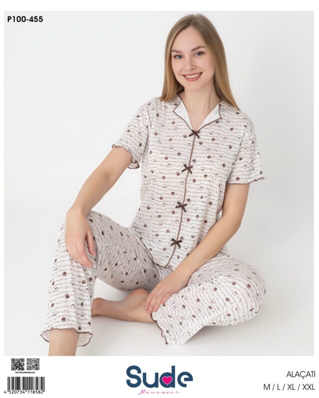 Sude Alaçatı Gömlek Kısa Kol