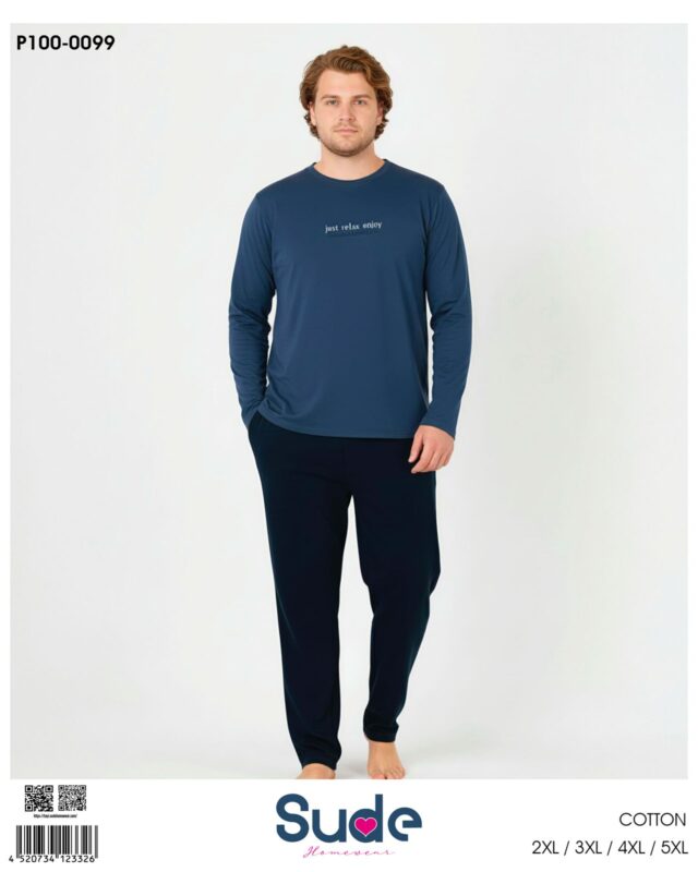 Sude Erkek (Compak) Battal Penye Uzun Kol Takım