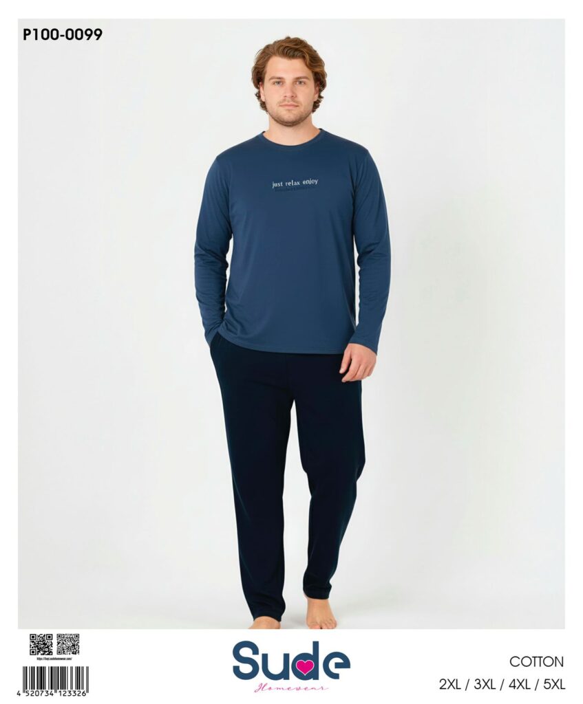 Sude Erkek (Compak) Battal Penye Uzun Kol Takım