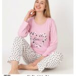 Ercan Kadın Cotton Uzun Kol Pijama Takım