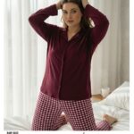 Charme Milan Battal Kadın Gömlek Uzun Kol