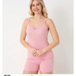 Sude Alaçatı Şort İp Askılı Takım