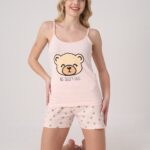 Sude Modal Şort İp Askılı Takım