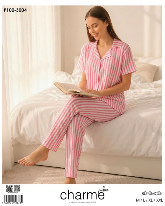Charme Bürümcük Gömlek Kısa Kol