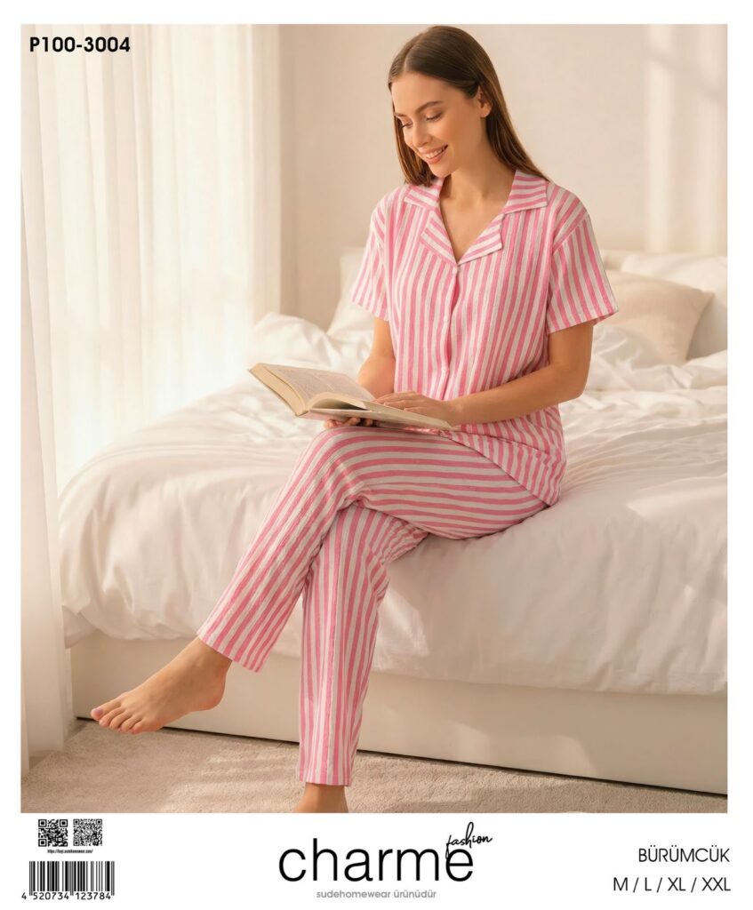 Charme Bürümcük Gömlek Kısa Kol