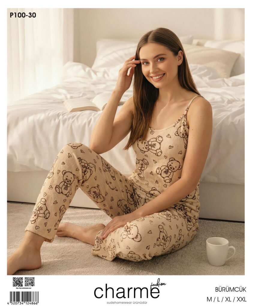 Charme Bürümcük Altı Uzun İp Askılı Takım