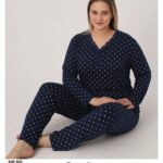 Sude Bamboo Battal Uzun Kol Pijama Takımı