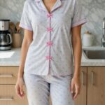 Alaçatı gömlek altı uzun takım