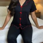 Alaçatı gömlek altı uzun takım