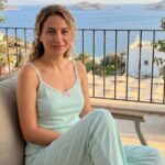 Sude Alaçatı İp Askılı Altı Uzun Pijama Takım