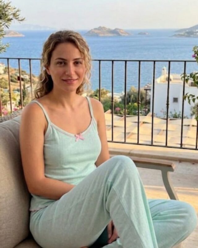 Sude Alaçatı İp Askılı Altı Uzun Pijama Takım