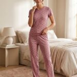 Sude Pointelle Kısa Kollu Uzun Pijama Takım