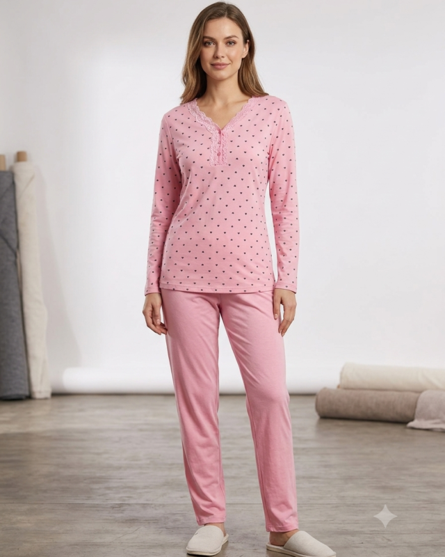Sude Bamboo Genç Uzun Kol Pijama Takım