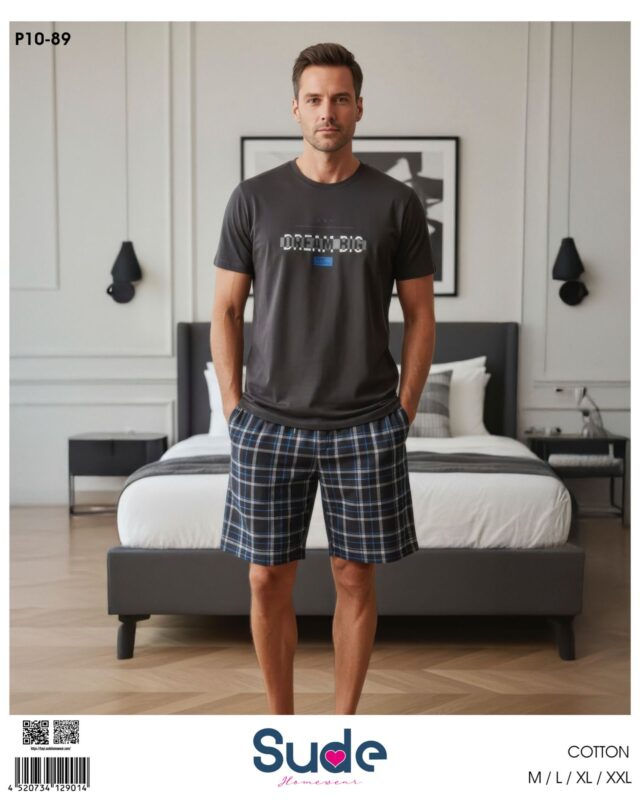 Sude Erkek Kısa Kol Şort Takım