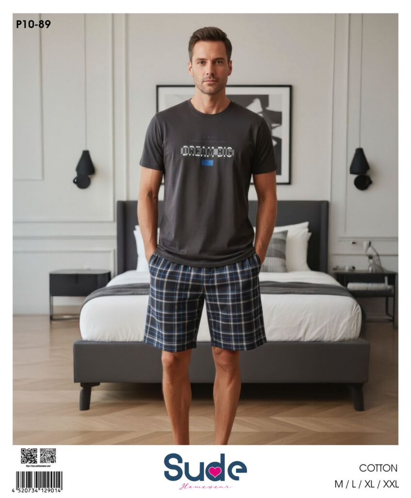 Sude Erkek Kısa Kol Şort Takım