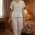 Alaçatı gömlek altı uzun takım