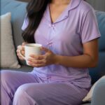 Alaçatı gömlek altı uzun takım