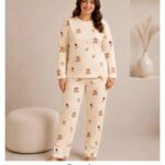 Süet Battal Pijama Takımı